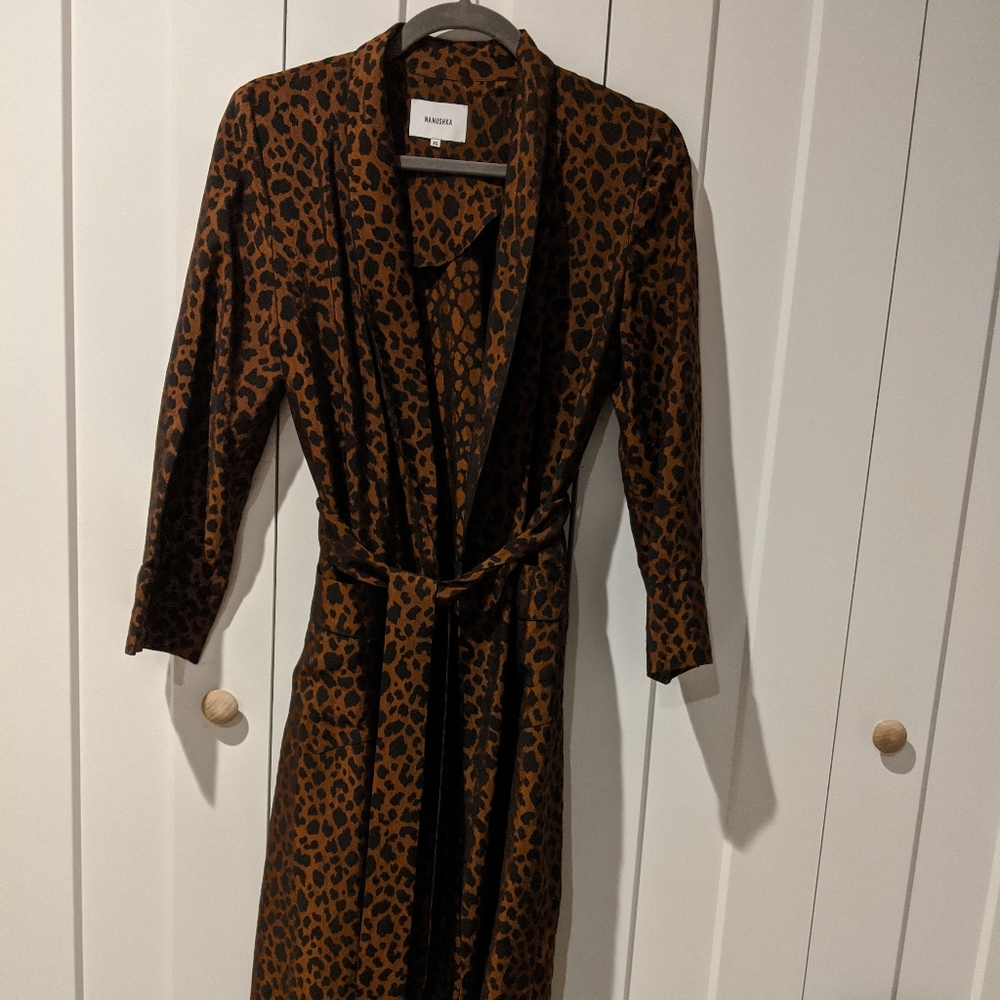 Nanushka India Ocelot Kimono - Picture 6 of 7
